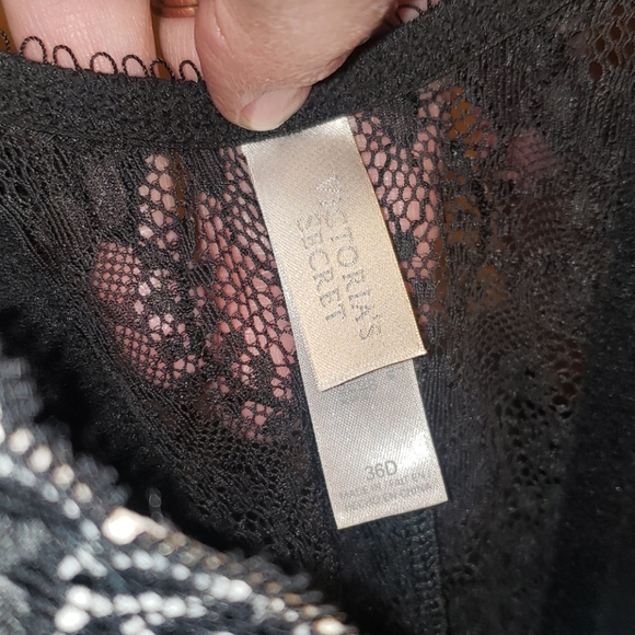 💞 Victoria's Secret Black Lace Bustier/Corset 36D NWOT - Picture 14 of 14